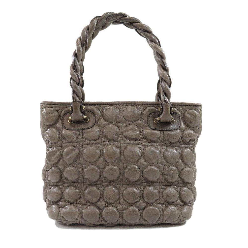 Salvatore Ferragamo Leather Gancini Handbag